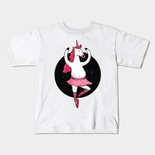 Ballet Unicorn - Funny Design Kids T-Shirt